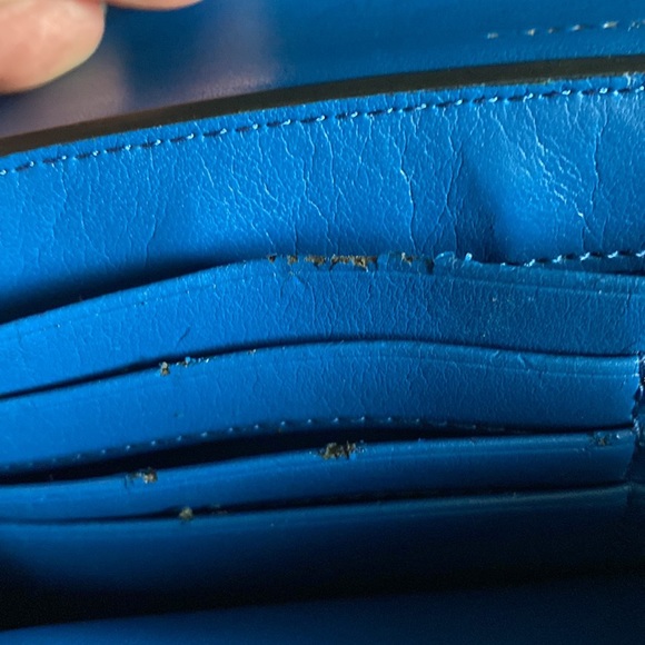 Coach 53028 Swagger Wallet in Pebble Leather Denim - Picture 6 of 6